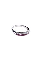 Spinea - Via Roma, 134 - Anello Stocco Gioielli Donna in Oro bianco Zircone ANS 91 - ANS 91